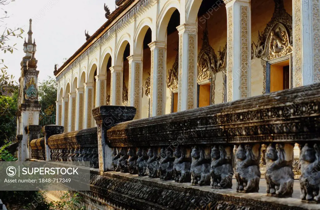 Wat Bo temple, Siem Reap, Cambodia, Southeast Asia