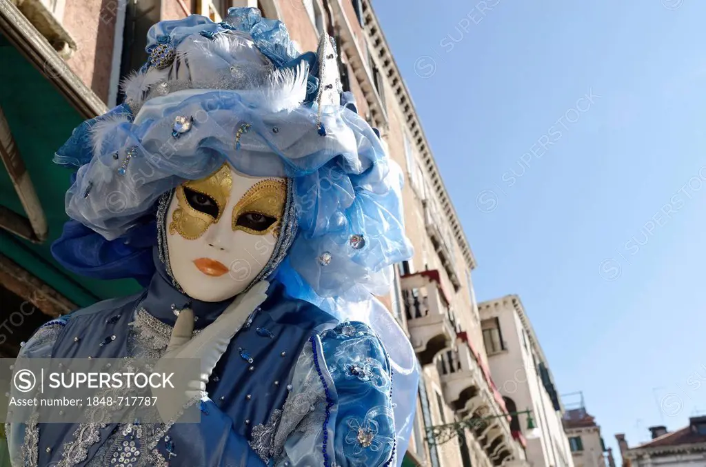 Venetian mask, Carnival of Venice, Venice, Veneto, Italy, Europe