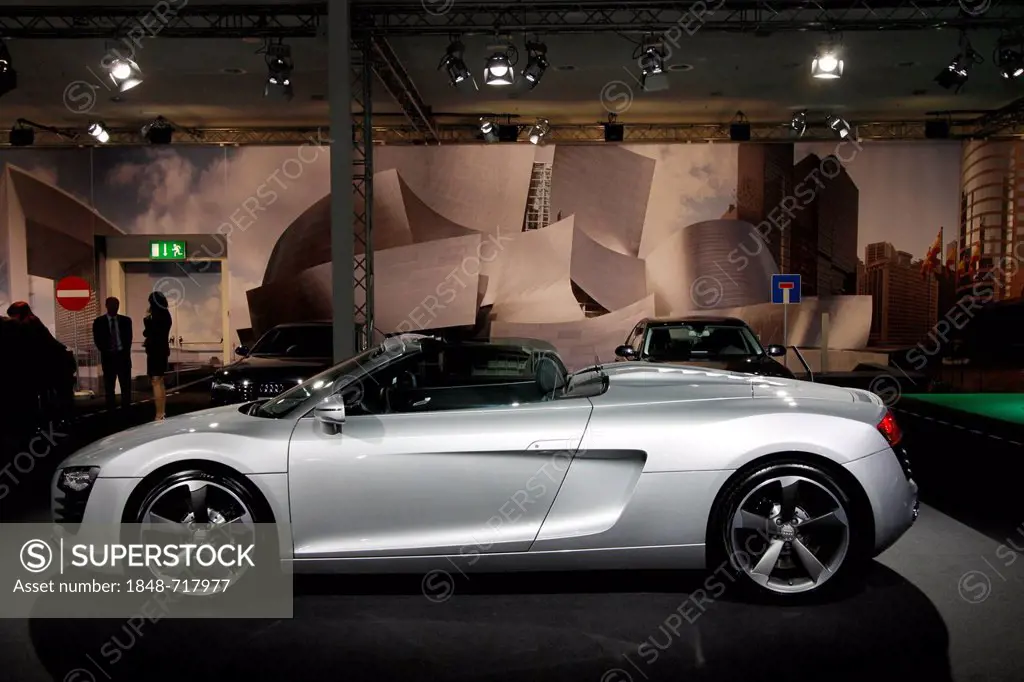 Audi R8 Spyder, Auto Zuerich Car Show, Oerlikon quarter, Zurich, Switzerland, Europe