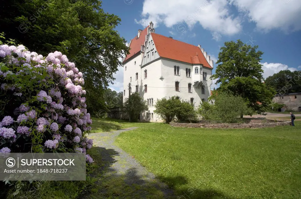 Schloss Heynitz Castle near Nossen, Saxony, Germany, Europe