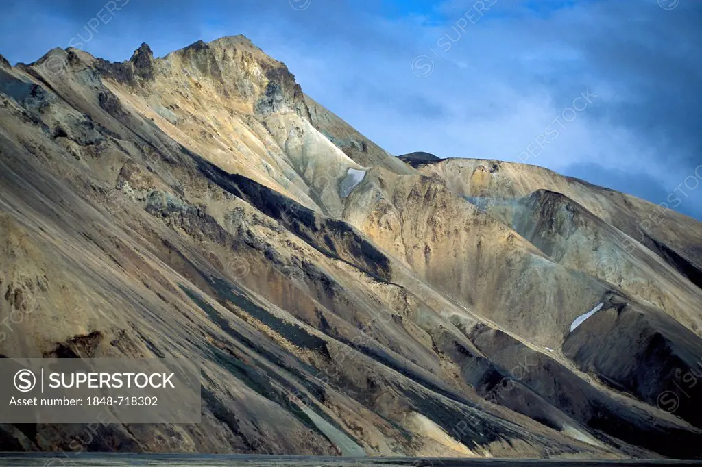 Rhyolite mountains of Landmannalaugar, Highland, Iceland, Europe