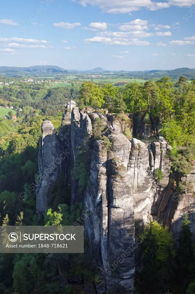 Felsenburg Altrathen Rock Castle, Saxon Switzerland, Saxony, Germany, Europe