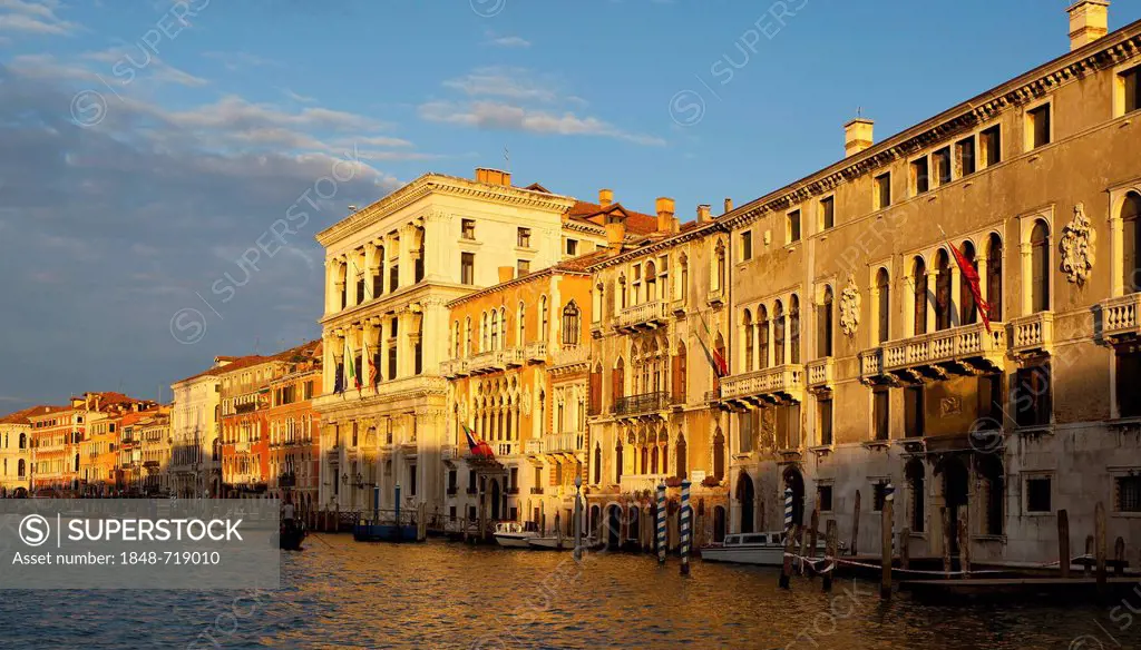 Palazzi, Palaces, Grand Canal, Venice, Italy, Europe