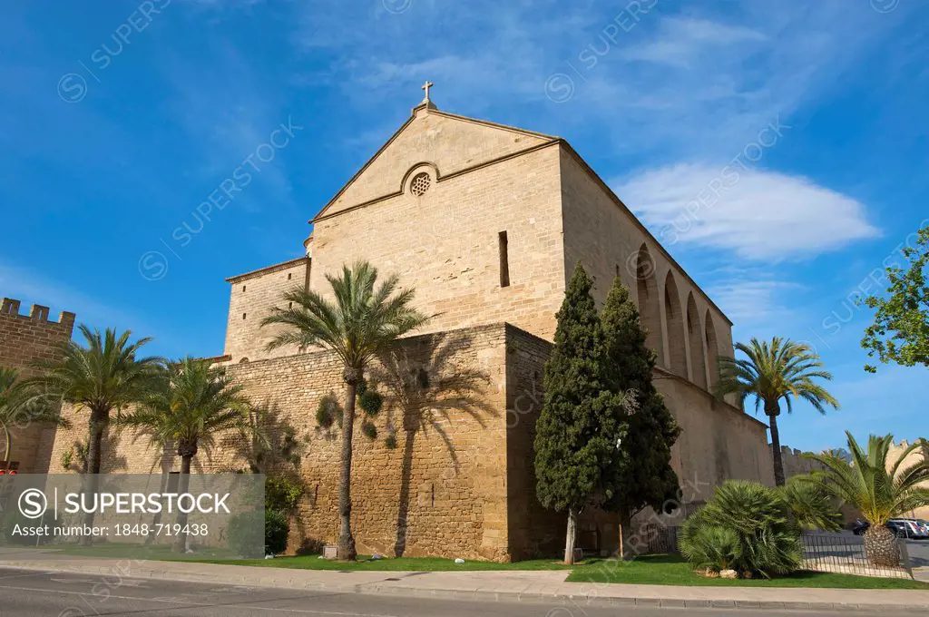 Església de Sant Jaume church, historic centre of Alcudia, Majorca, Balearic Islands, Spain, Europe