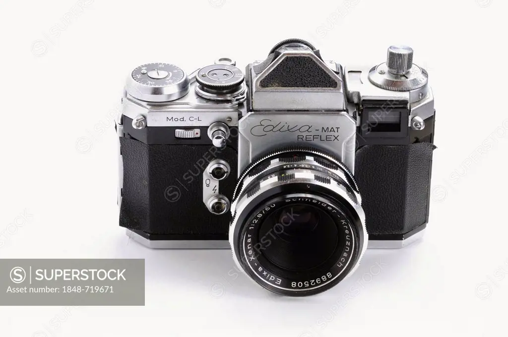 Old Edixa mat single-lens reflex camera