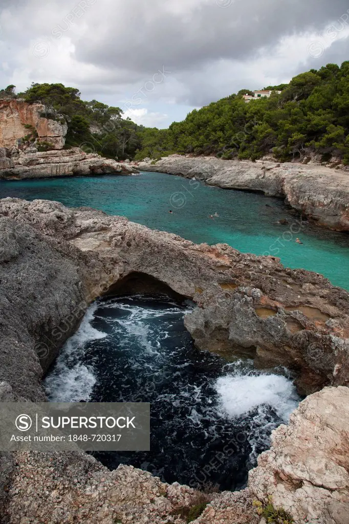 Cala s'Almunia, southeast coast, Majorca, Balearic Islands, Spain, Europe