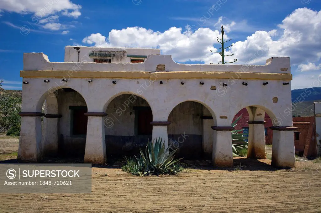 Fort Bravo, western town, former film set, Lucky Luke, The Daltons, now a tourist attraction, Tabernas, Andalusia, Spain, Europe