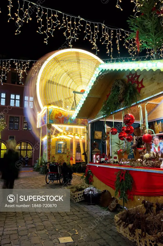 Christmas market, Freiburg im Breisgau, Baden-Wuerttemberg, Germany, Europe