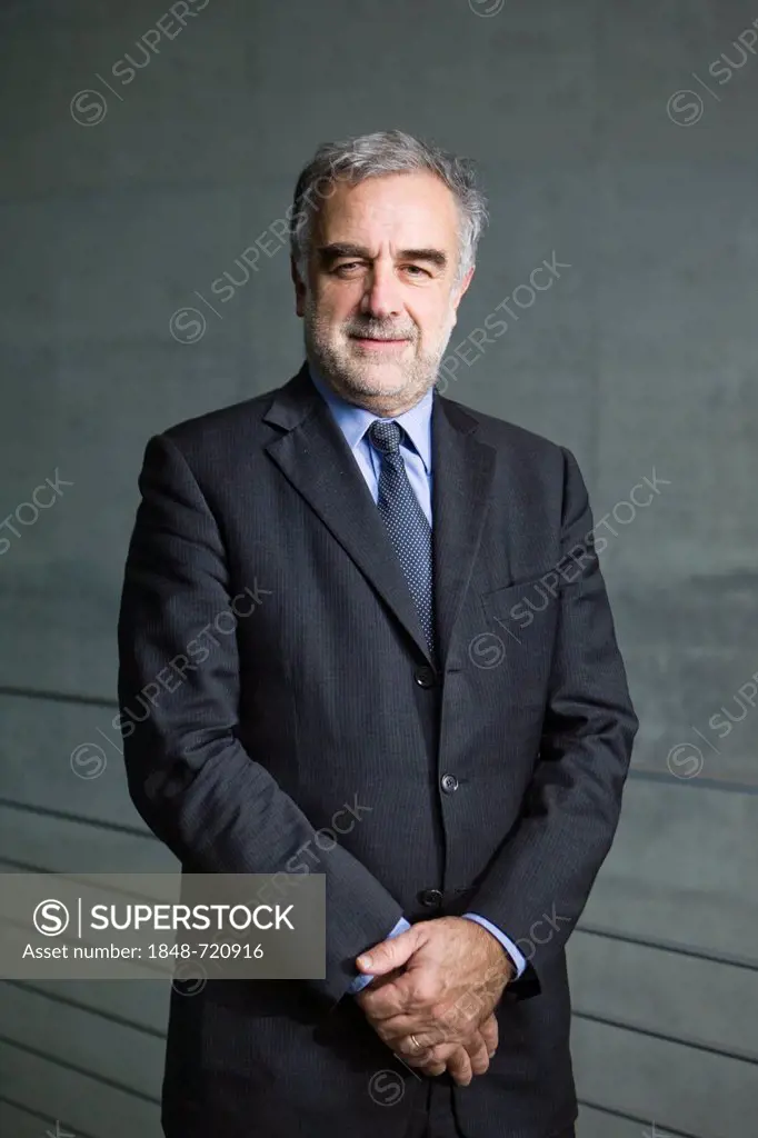 Luis Moreno Ocampo, Chief Prosecutor of the International Criminal Court, ICC, The Hague, during a visit to the German Parliament, Deutscher Bundestag...