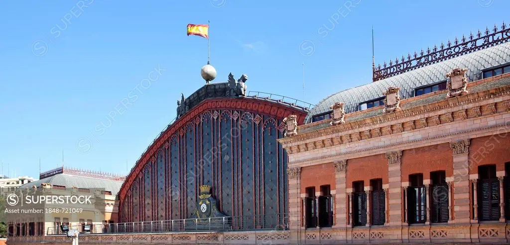 Main-line station, Atocha station in Madrid, Spain, Europe