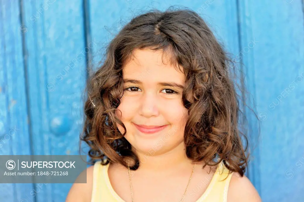 Young Cuban girl, pupil, portrait, Trinidad, Sancti Spiritus Province, Cuba, Greater Antilles, Central America, America