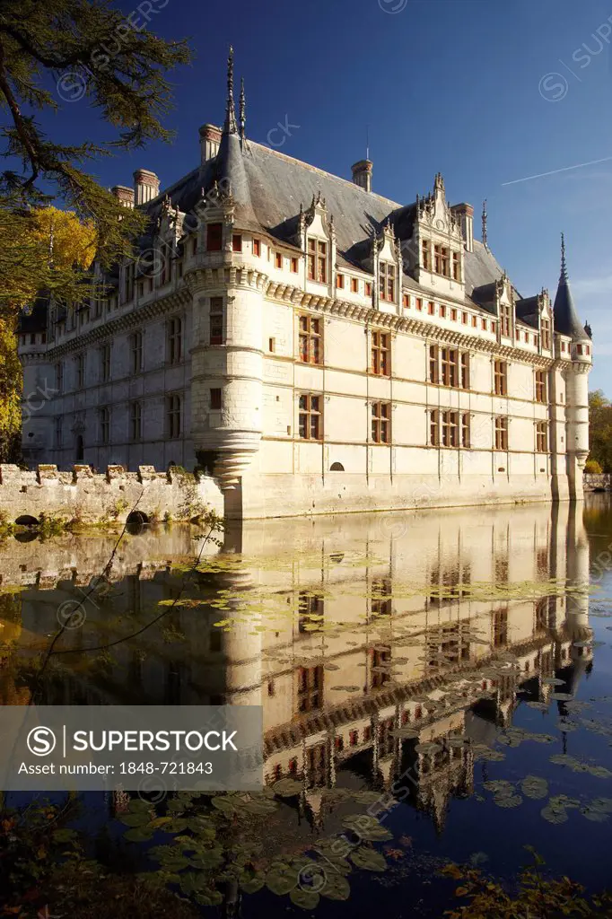 Loire-Chteau of Azay-le-Rideau, Renaissance, France, Europe