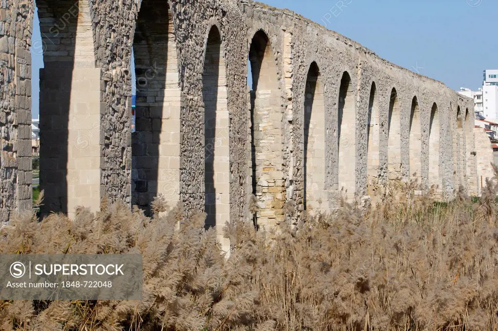 Historic Aqueduct of Kamares near Larnaca, Southern Cyprus, Cyprus, Greece, Europe