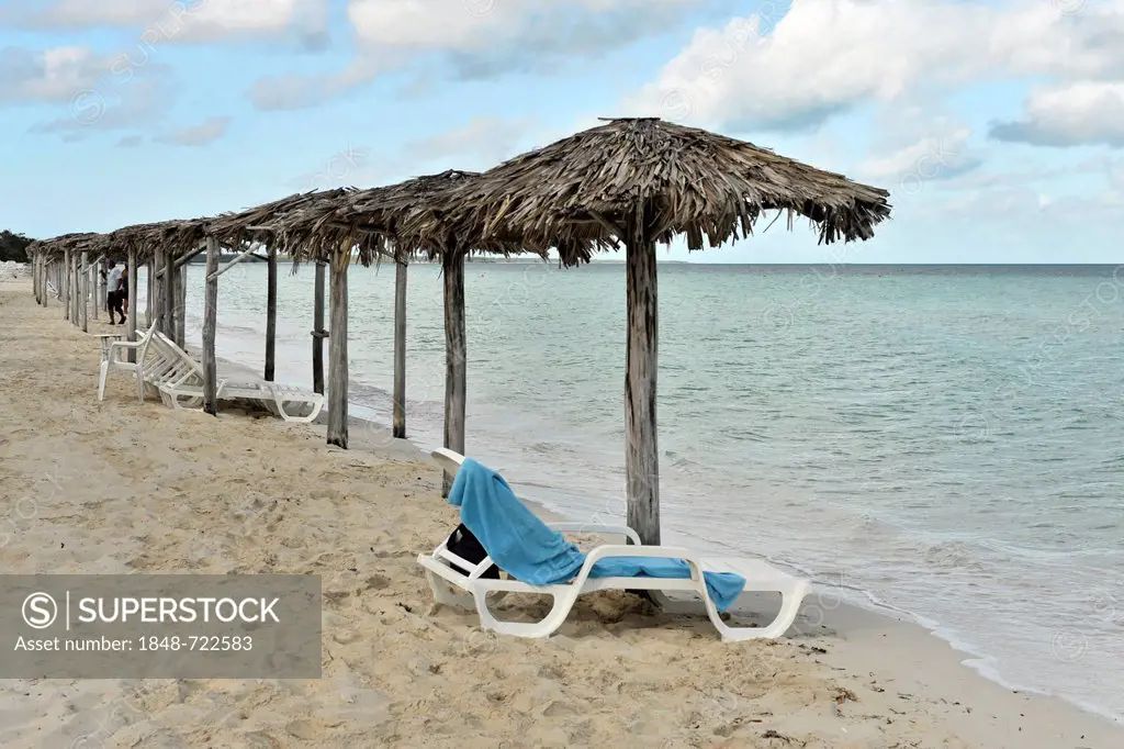 Hotel beach, 4-star Memories Caribe Hotel, Caya Coco, Cuba, Greater Antilles, Caribbean, Central America, America