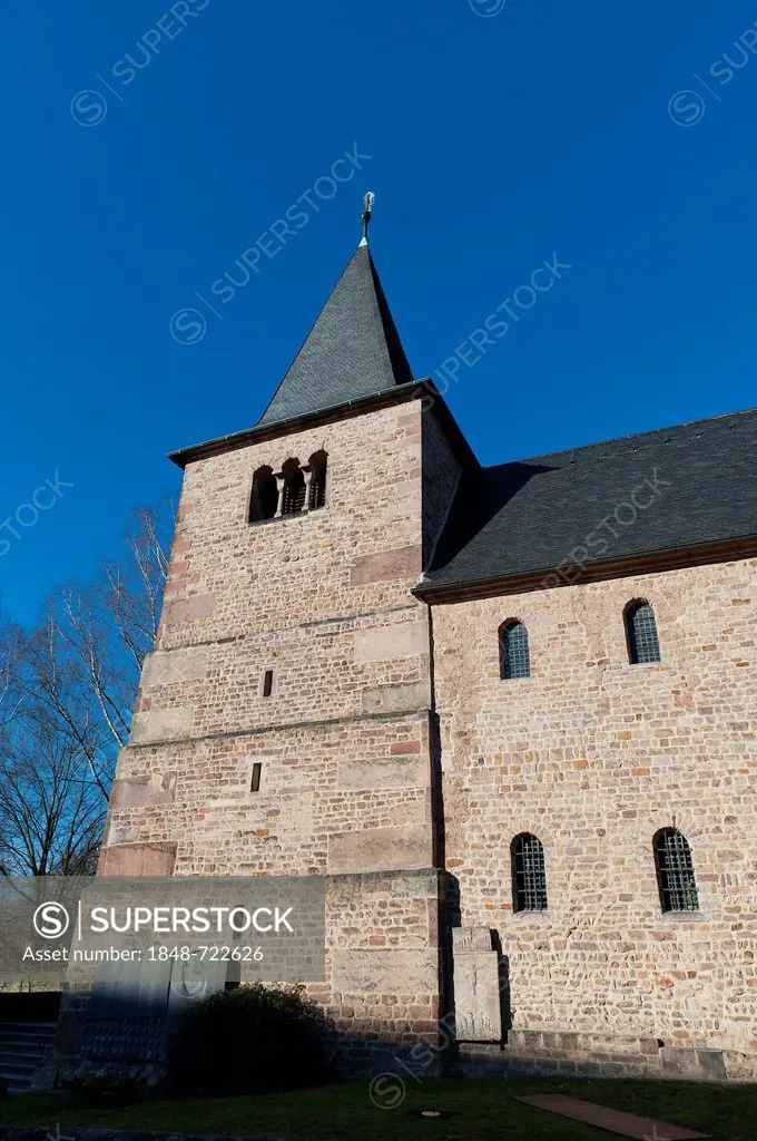 Romanesque chapel of St. Michael, Fulda, Hesse, Germany, Europe