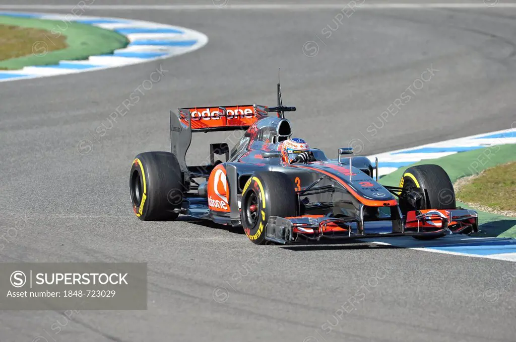 Jenson Button, GBR, McLaren Mercedes F1 Team during the first Formula One testing sessions for the 2012 season in Jerez, Spain, Europe