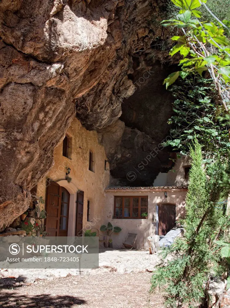 Sa Cova, cave houses, Majorca, Balearic Islands, Spain, Europe