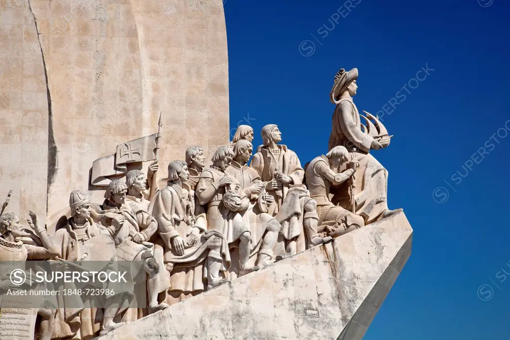 Padrao dos Descobrimentos, Monument to the Discoverers, honouring Henry the Navigator and the Portuguese period of discoveries and explorations, in th...