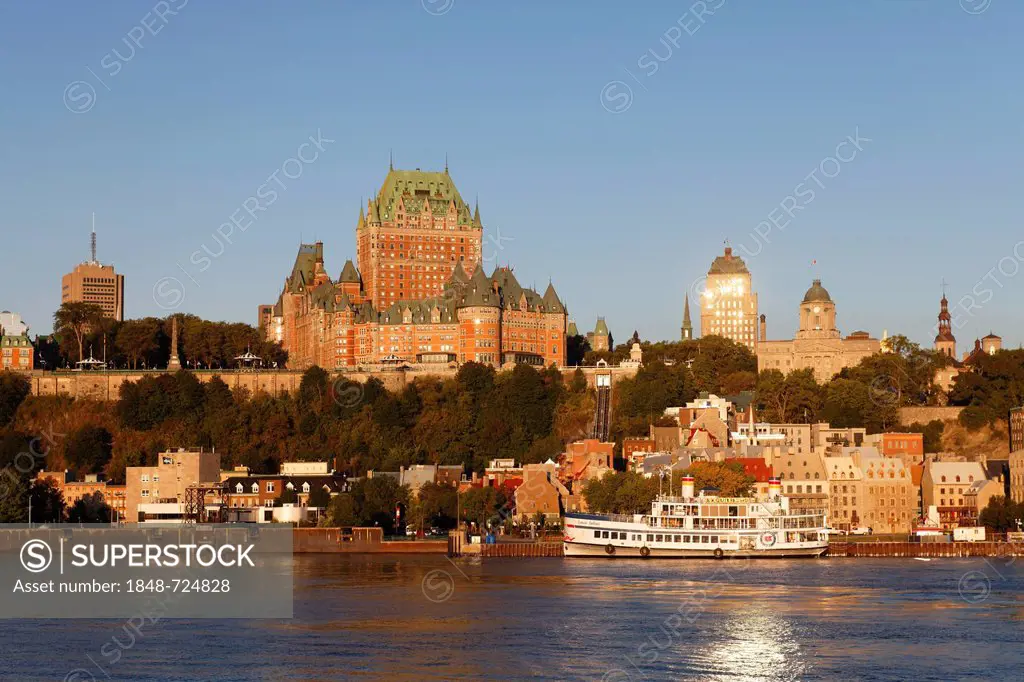 St. Lawrence River, Quebec City, UNESCO World Heritage Site, Quebec, Canada