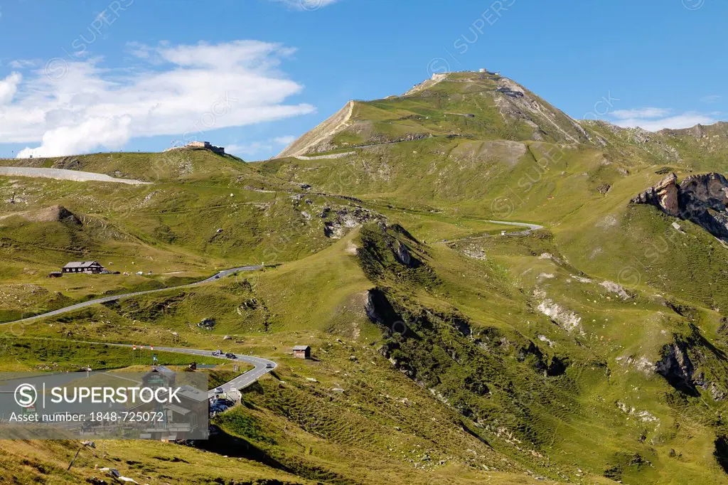 Mt Edelweissspitze, 2571m, Grossglockner High Alpine Road, Hohe Tauern National Park, Austria, Europe