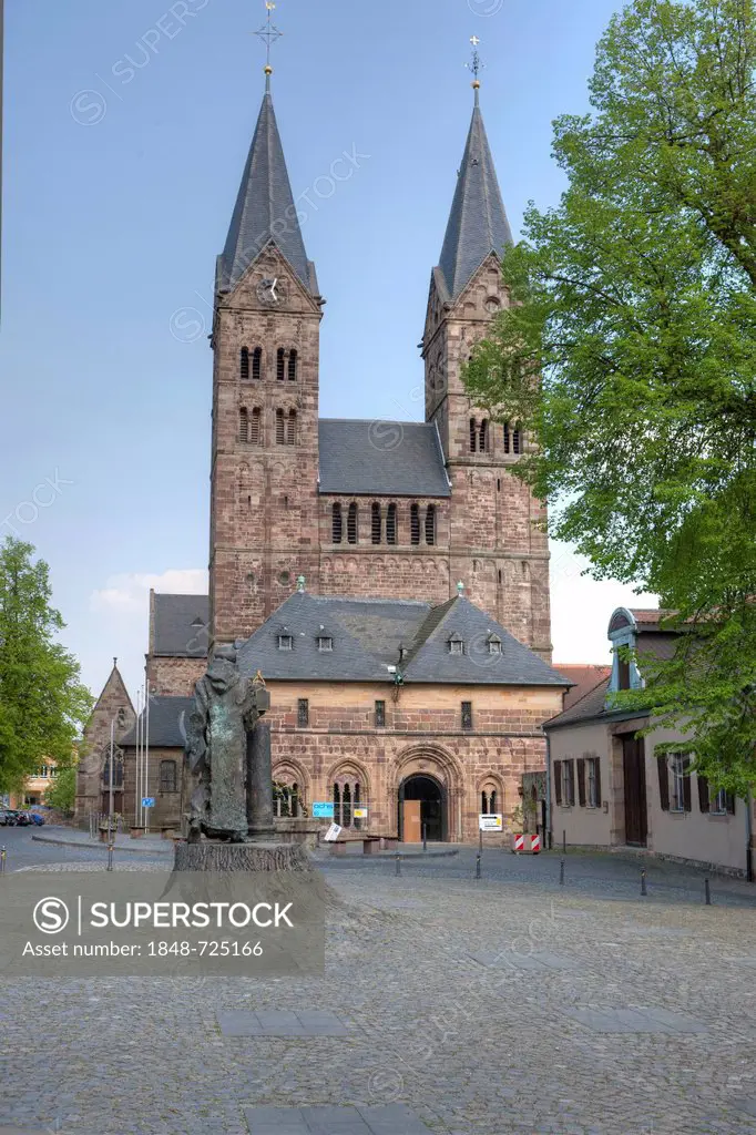 Cathedral of St. Peter, Fritzlar, Kassel region, Hesse, Germany, Europe, PublicGround