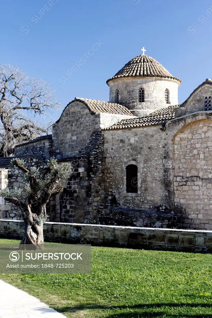 Byzantine church of Panagia Angeloktisti Kiti, Southern Cyprus, Cyprus, Greece, Europe