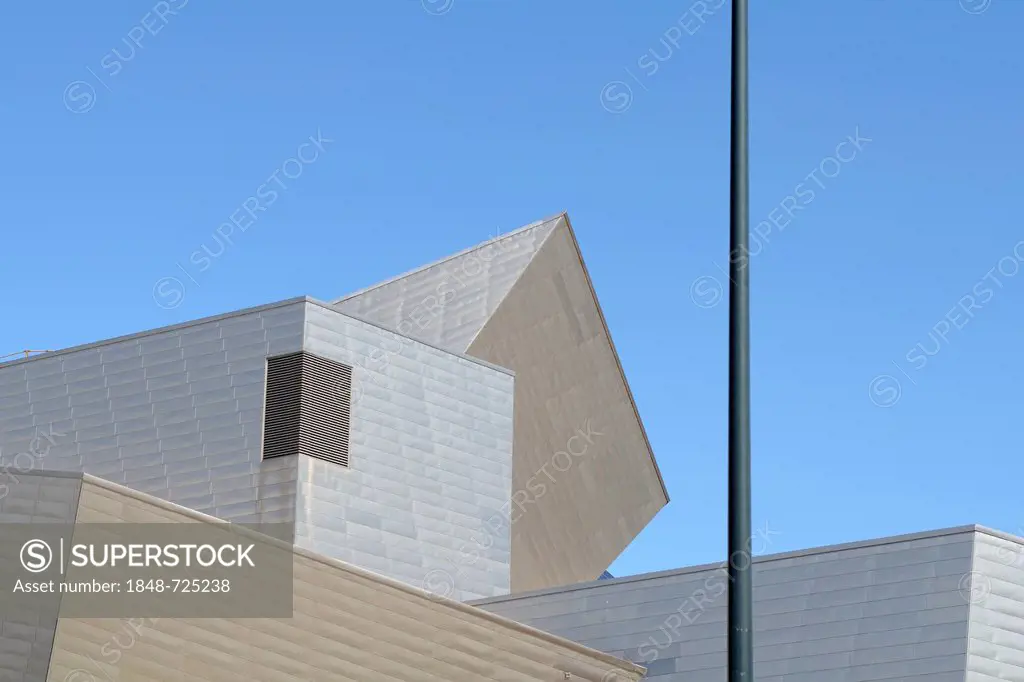 Cubic architecture, roofs, Denver Art Museum, Civic Center Cultural Complex, Denver, Colorado, USA, PublicGround