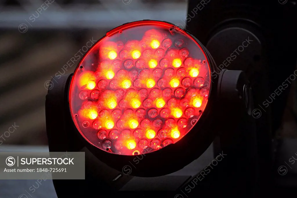 Event lighting, laser light, red lights