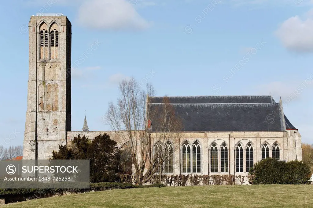 Onze-Lieve-Vrouwkerk, Church of Our Lady, Damme, West Flanders, Belgium, Europe