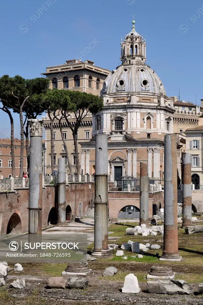 Trajan's Forum, Foro di Traiano in Rome, Italy, Europe