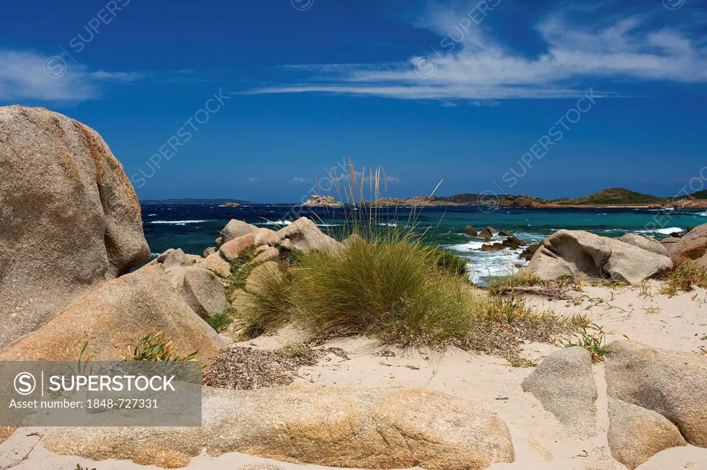 Beach on La Maddalena, Sardinia, Italy, Europe