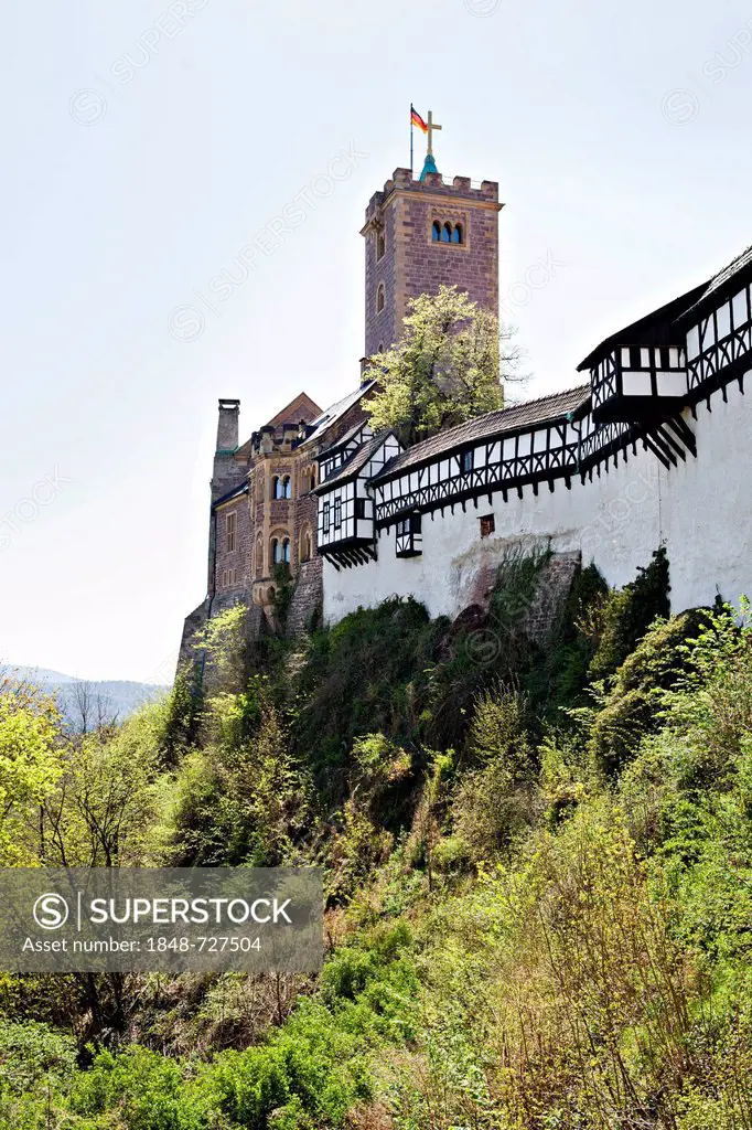 Wartburg castle, UNESCO World Heritage Site, Thuringia, Germany, Europe