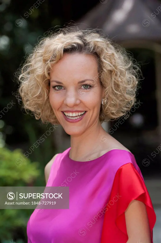 Actress Melanie Wiegmann at a photo call for the TV soap Sturm der Liebe in Munich, Bavaria, Germany, Europe