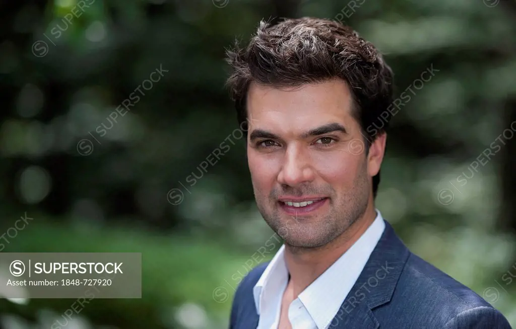 Actor Moritz Tittel at a photo call for the TV soap Sturm der Liebe in Munich, Bavaria, Germany, Europe