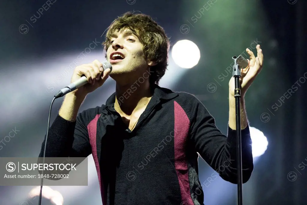 Scottish singer-songwriter Paolo Nutini performing live at the Lucerne hall of the KKL at the Blue Balls Festival, Lucerne, Switzerland, Europe