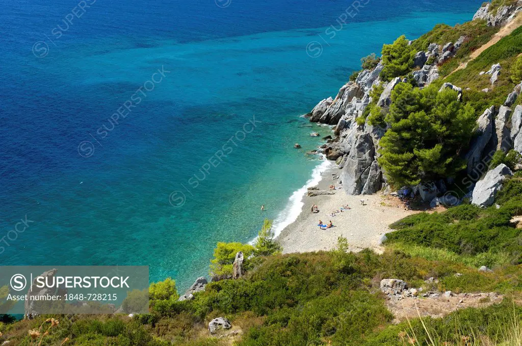Coast, Aghia Paraskevi, Kassandra, Chalkidiki or Halkidiki, Greece, Europe