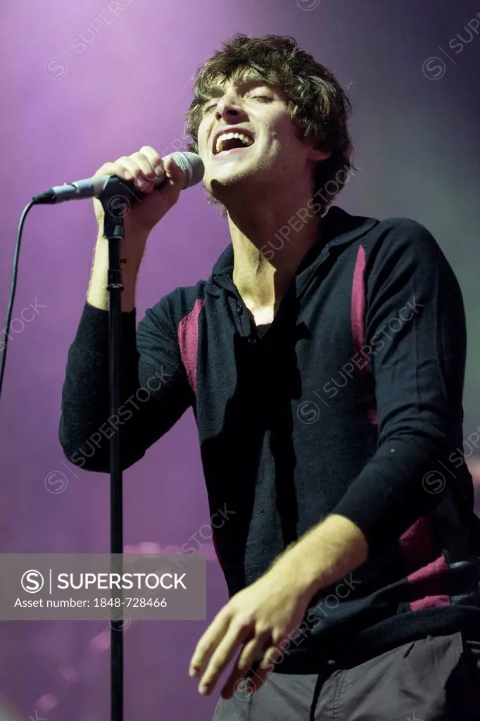 Scottish singer-songwriter Paolo Nutini performing live at the Lucerne hall of the KKL at the Blue Balls Festival, Lucerne, Switzerland, Europe