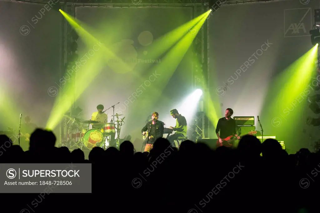 The British rock band Kaiser Chiefs playing live at the Luzernersaal concert hall of the Lucerne Culture and Congress Centre, KKL, Blue Balls Festival...