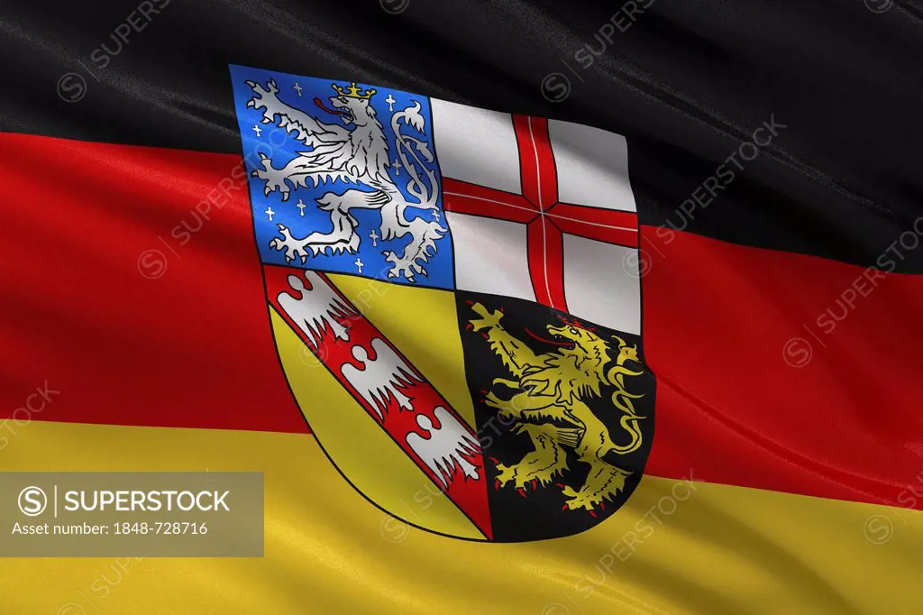 Saarland state service flag, Saarland