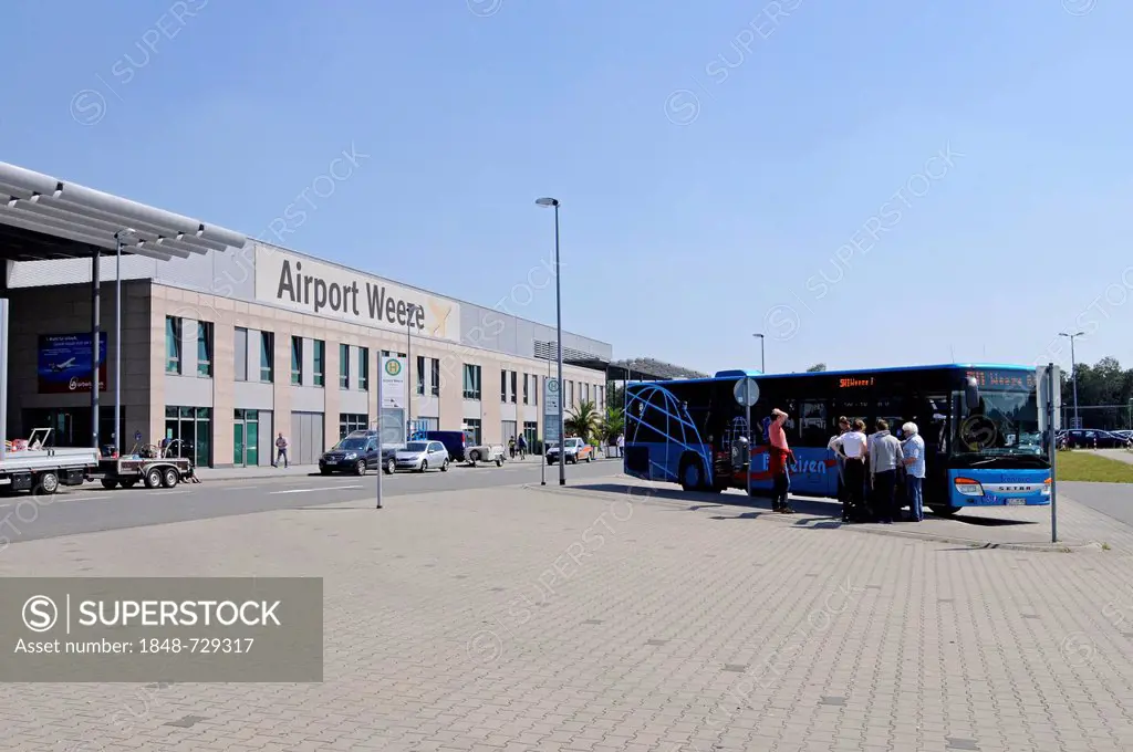 Weeze Airport, Lower Rhine region, North Rhine-Westphalia, Germany, Europe