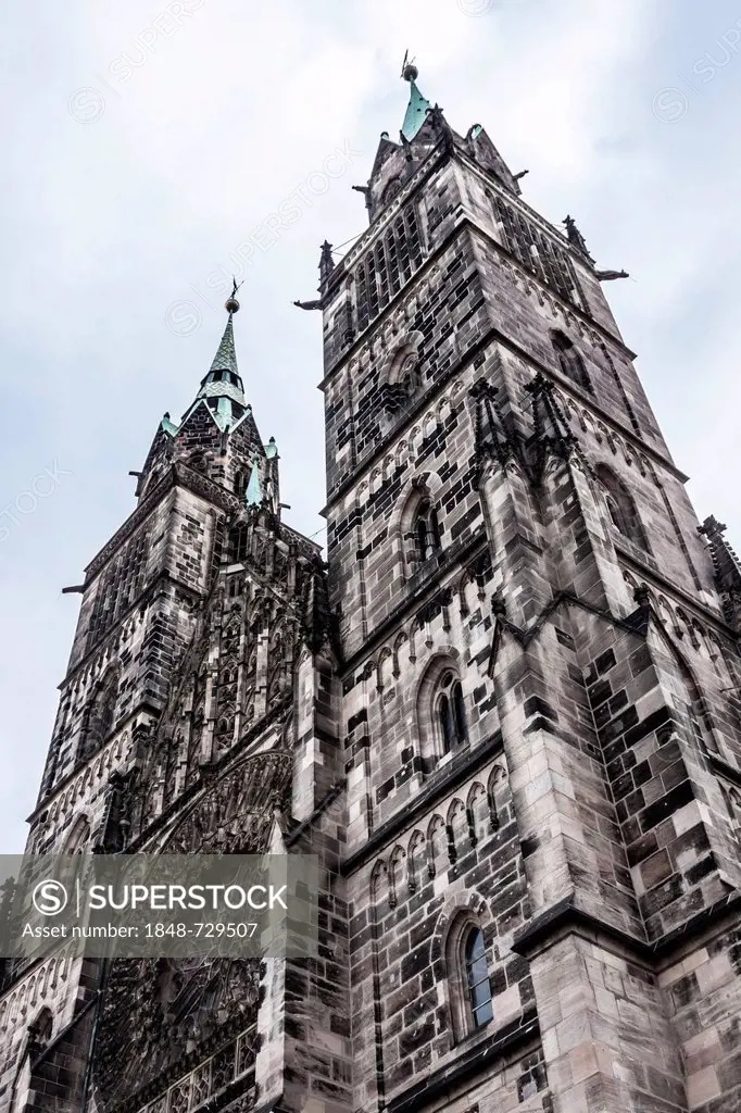 St. Lawrence's Church, Nuremberg, Franconia, Bavaria, Germany, Europe