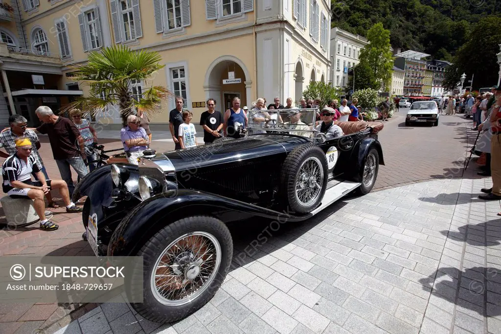 Mercedes Benz S-Tourer, built in 1928, vintage car rally ADAC Mittelrhein Classic 2012, Bad Ems, Rhineland-Palatinate, Germany, Europe