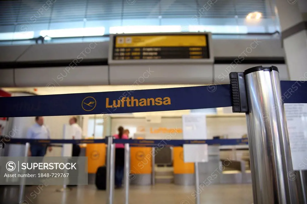 Delays and canceled flights due to the strike of the Lufthansa flight attendants, Berlin Tegel Airport, Berlin, Germany, Europe