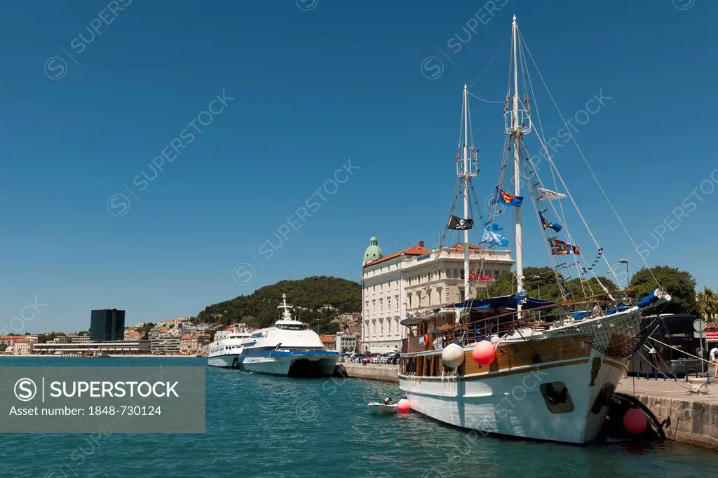 Port, Split, Dalmatia, Croatia, Europe