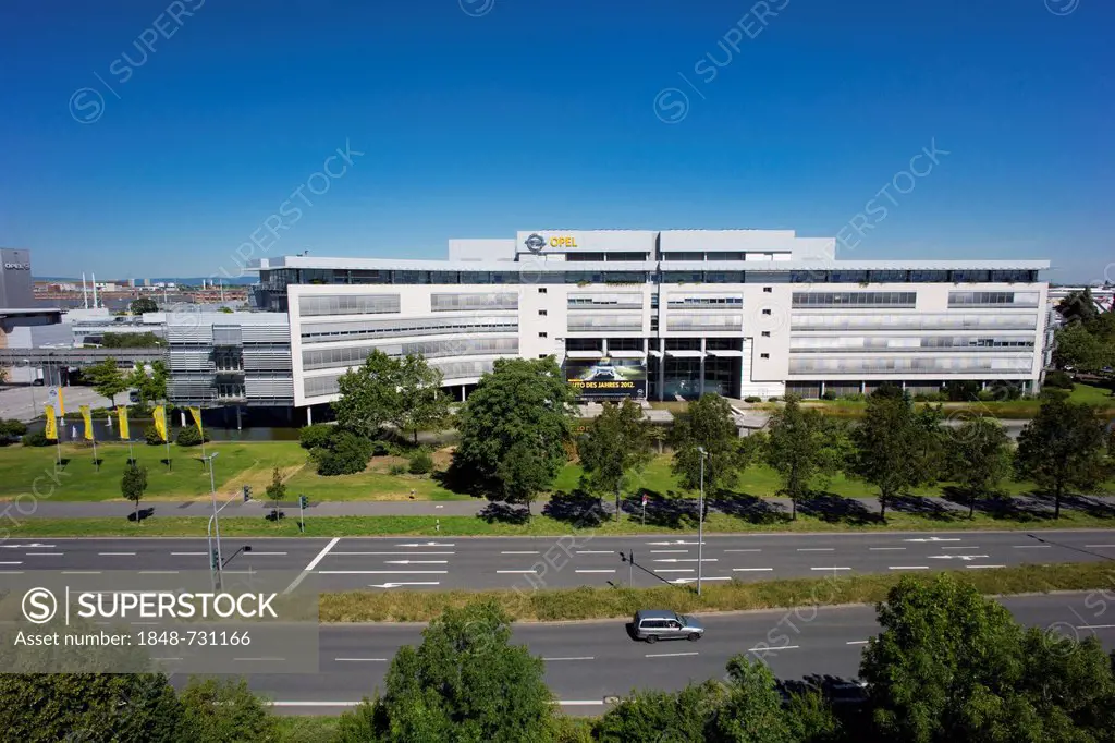 Adam Opel Haus, headquarters of the Adam Opel AG, Ruesselsheim, Hesse, Germany, Europe