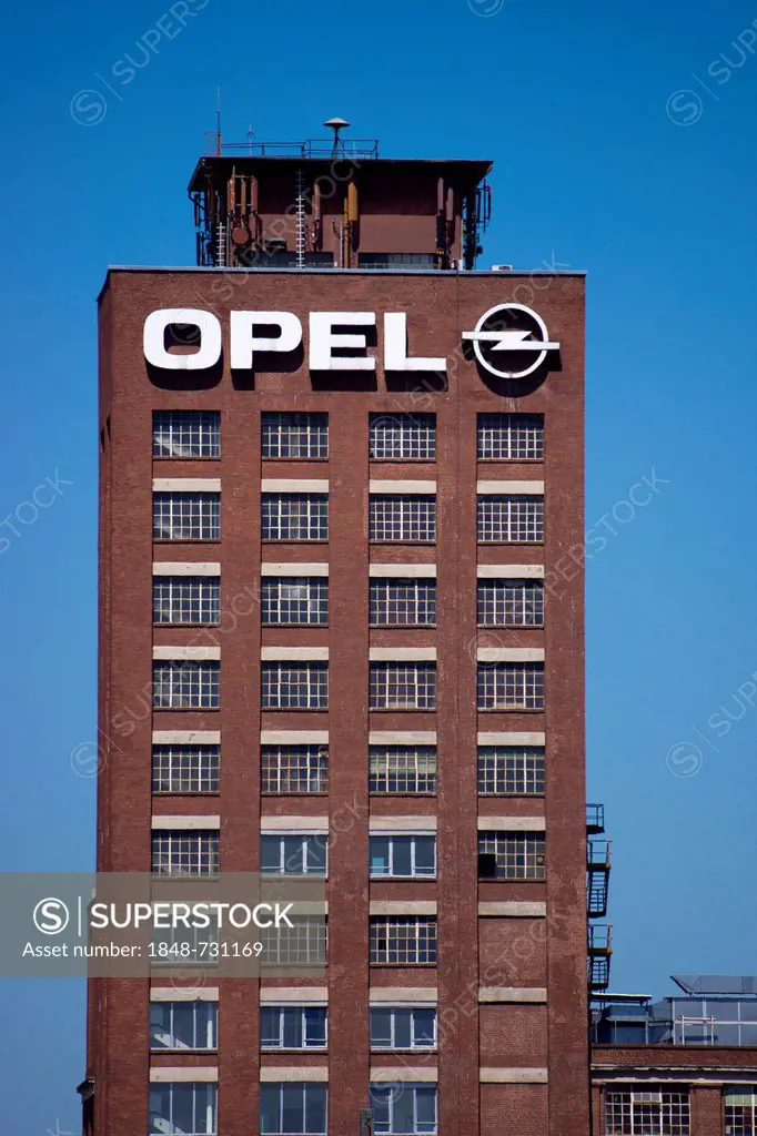 Opel plant in Ruesselsheim, Hesse, Germany, Europe