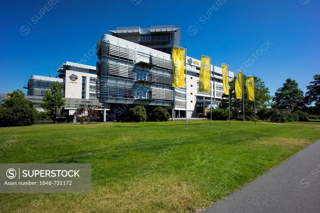 Adam Opel Haus, headquarters of the Adam Opel AG, Ruesselsheim, Hesse, Germany, Europe