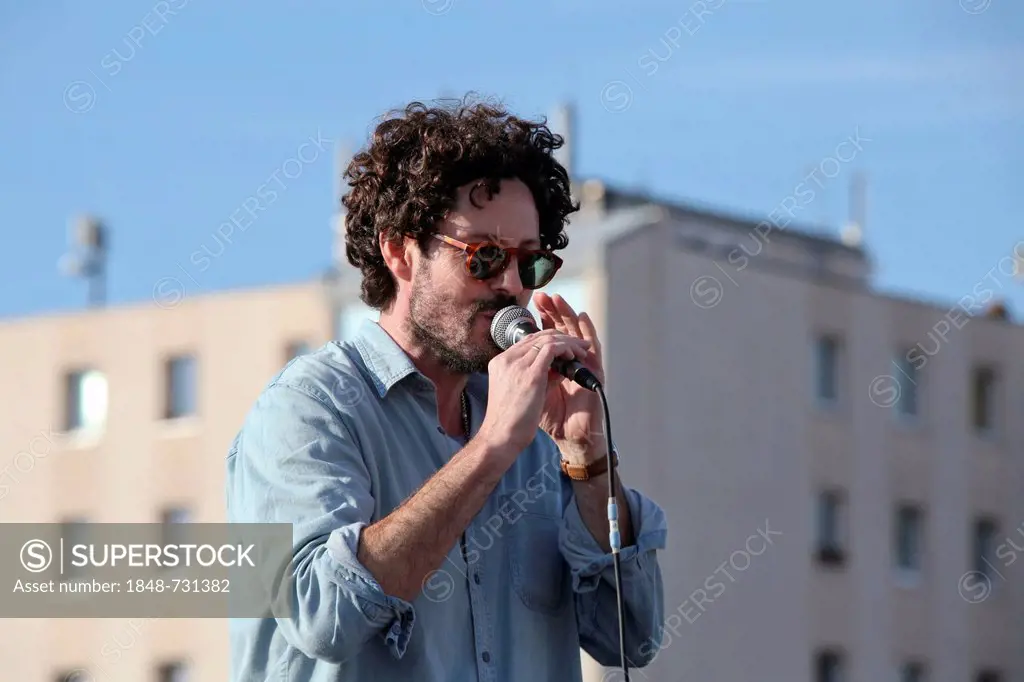 Max Herre performing live during the On the Rooftops Festival 2012, Berlin, Germany, Europe