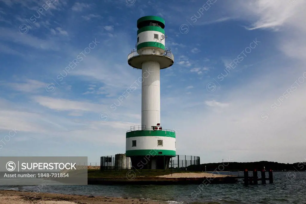 Lighthouse, Friedrichsort, Kiel-Friedrichsort, Kiel, Baltic Sea, Schleswig-Holstein, Germany, Europe