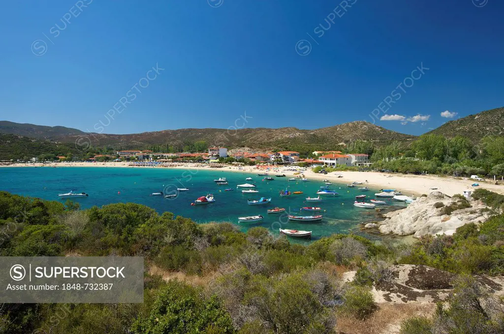Kalamitsi beach, Sithonia, Chalkidiki or Halkidiki, Greece, Europe